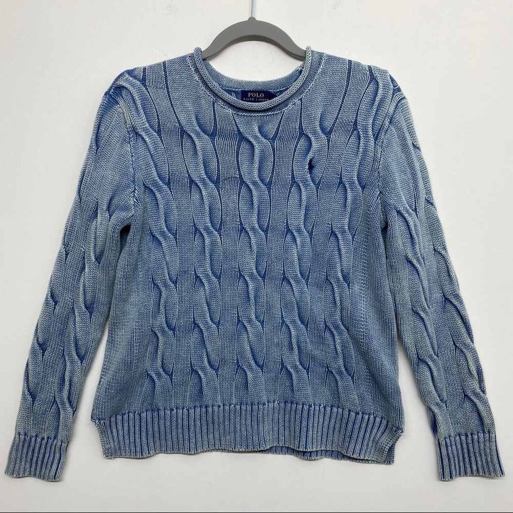 POLO Ralph Lauren Pastel Blue Wash Sweater
